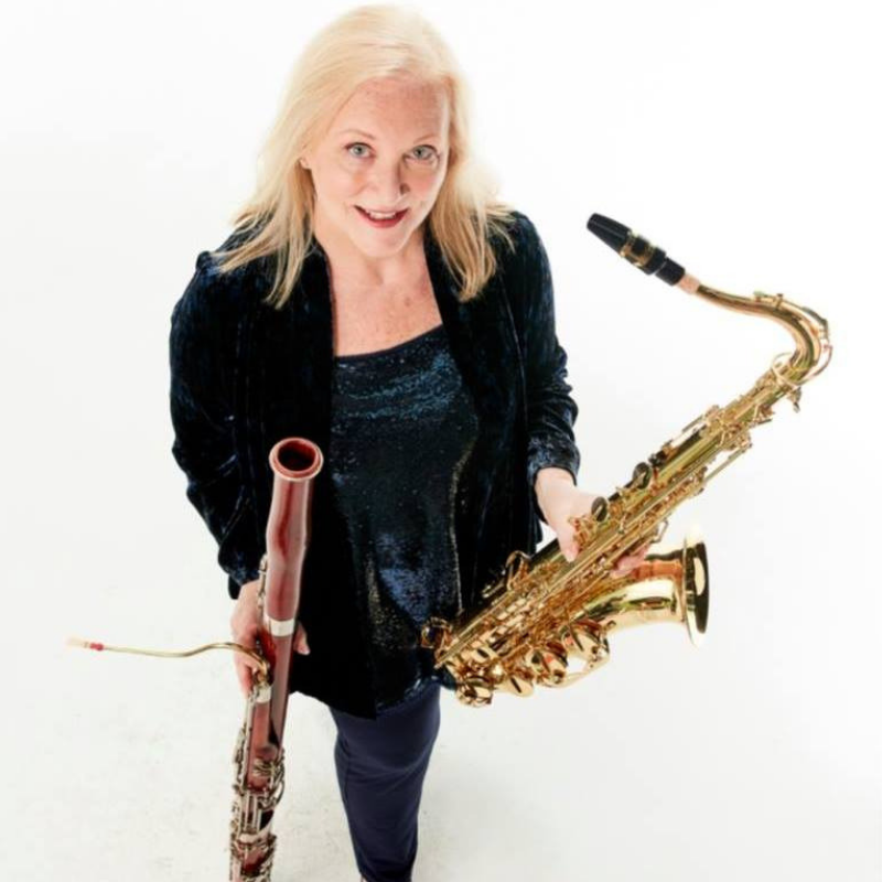 Nancy Jamieson with Saxophone